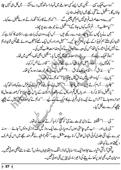 Madadgar Limited (Helpers Limited) by Sabir Ali Hashmi is story of a Special Group who wanted to help poor needy and helpless persons. Page No.  27