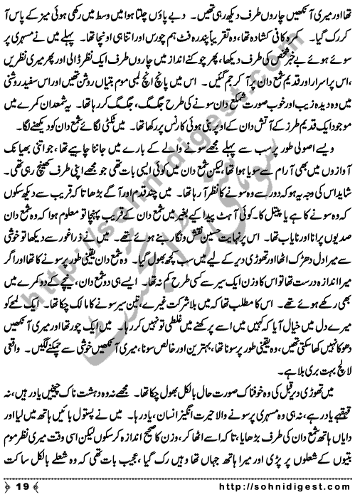 Zulmat Kada is a Horror and Mystery Novel written by Dr Sabir Ali Hashmi about a thief who entered in a haunted house for saving his life but there he encountered with ghosts and witches where the hair raising situation and spine chilling events make his night really gruesome, Page No. 20