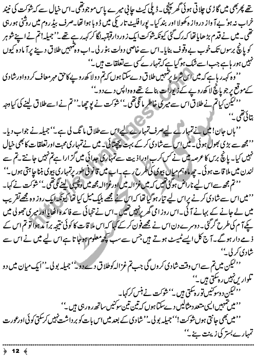 Short Story Mohsin Bhairia by Saima Kardar Page No. 12