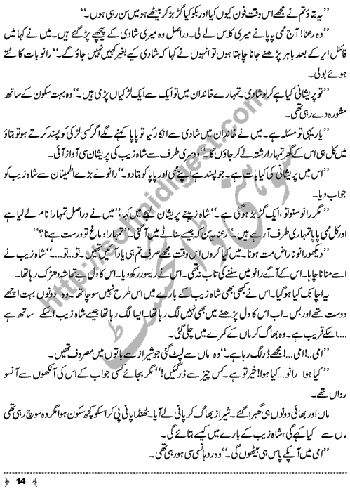 Mera Dard-e-Mohabbat A Short Story by Samreen Bano Page No. 14