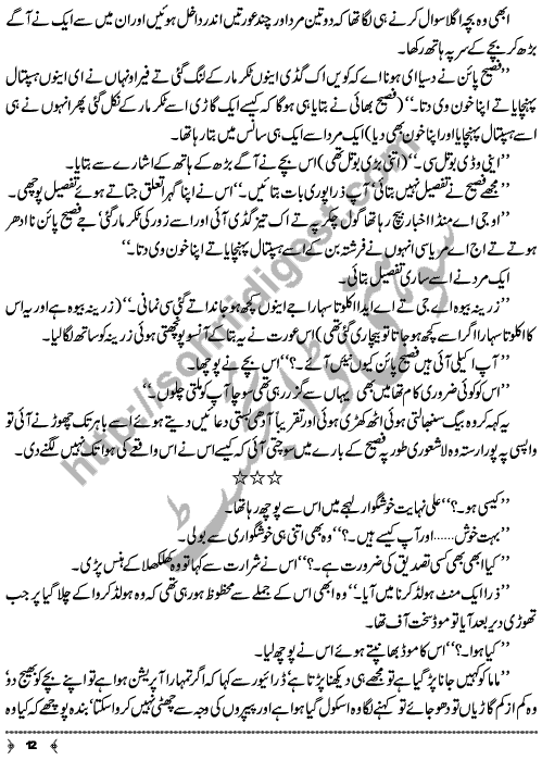 A Short Story Aks Bar Aks by Shazia Rana Page No. 12