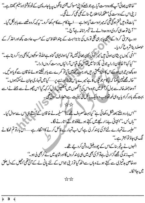 Dil-e-Abad Ya Weeran Short Story by Shazia Rana Page No. 3
