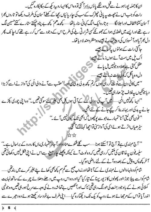 Dil-e-Abad Ya Weeran Short Story by Shazia Rana Page No. 5
