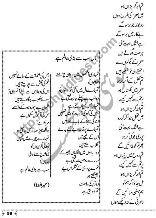 Ishq Ishq Ishq a Social Romantic Urdu Novel by Shazia Rana Short Story Writer & Novelist Page No.  58