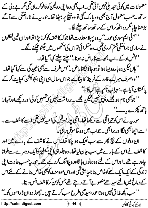 Meri Kahani Ka Villain Urdu Short Story by Wadya Zahoor,Page No.14