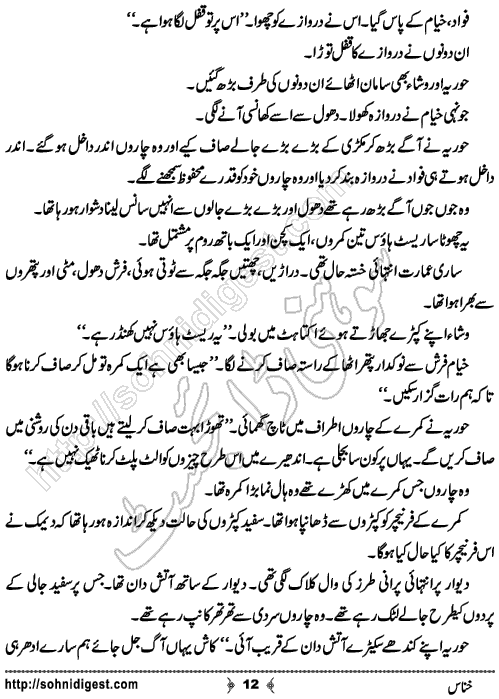 Khannas Horror and Mystery Story by Wajiha Sehar, Page No. 12