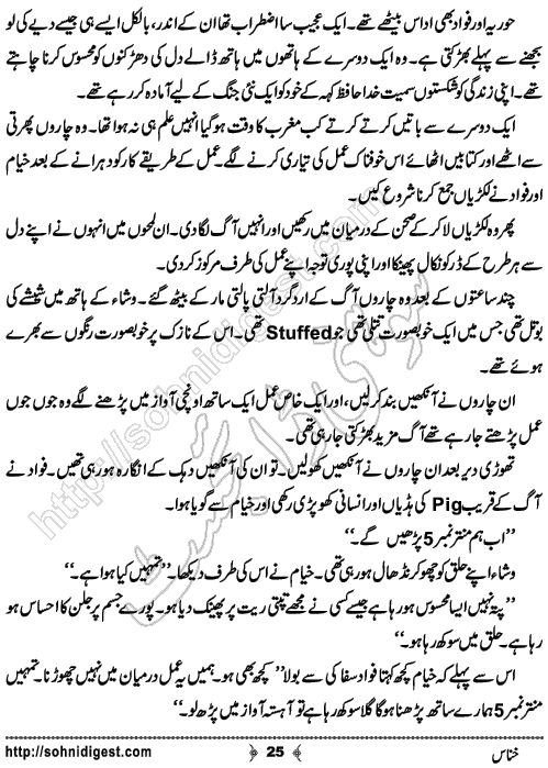 Khannas Horror and Mystery Story by Wajiha Sehar, Page No. 25