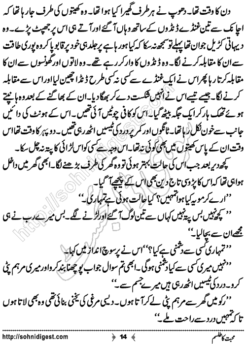 Mohabbat Ka Talism Horror story by Zainab Fatima,Page No.14